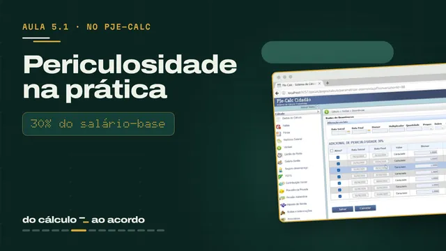 Aula 5.1: Periculosidade na prática