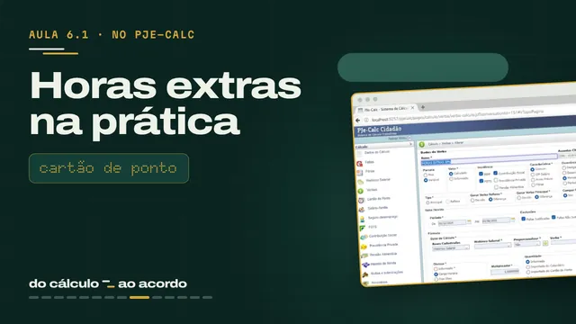 Aula 6.1: Horas extras na prática
